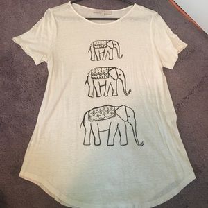 Loft tribal elephant tee